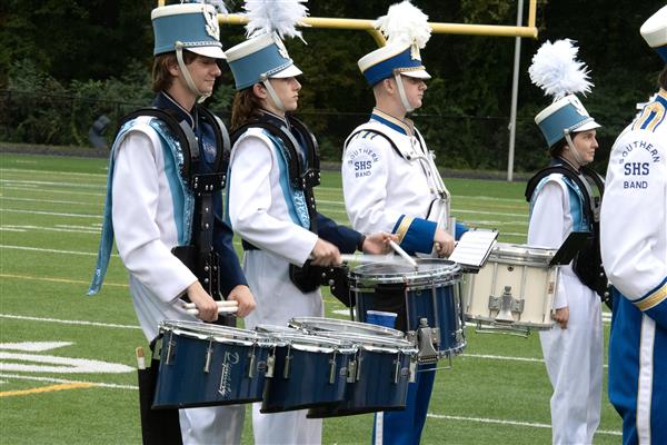 South River High School Marching Band Performing
